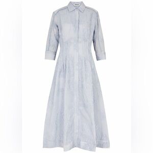 SIMKHAI
Court floral cloqué midi dress